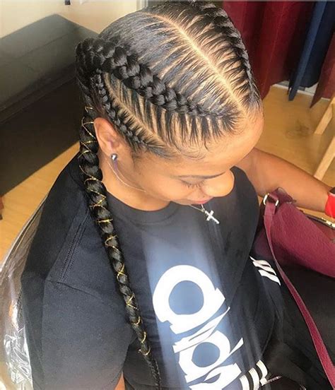 four feed in braids styles